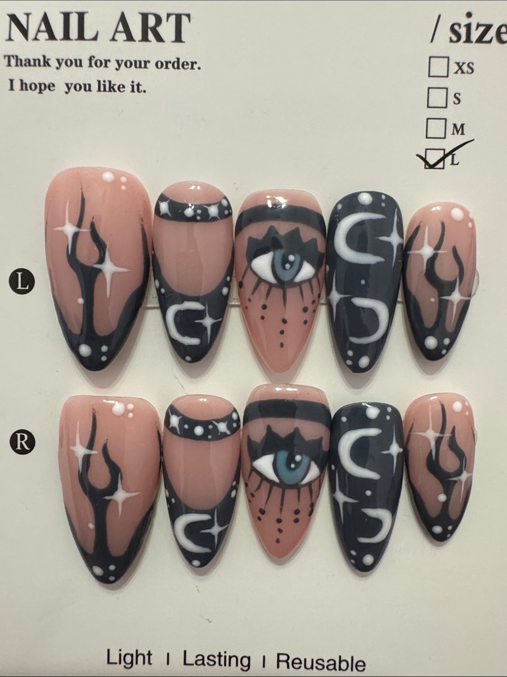 Mystic Eye Press-On Nail Set